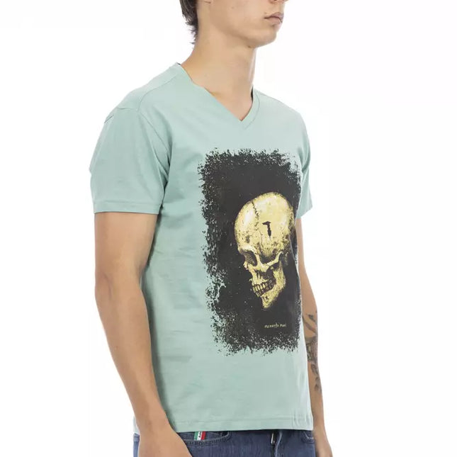 Trussardi Action Green Cotton Men's T-Shirt
