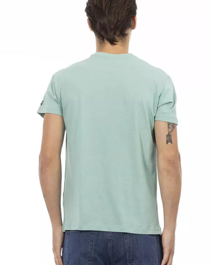Trussardi Action Green Cotton Men's T-Shirt