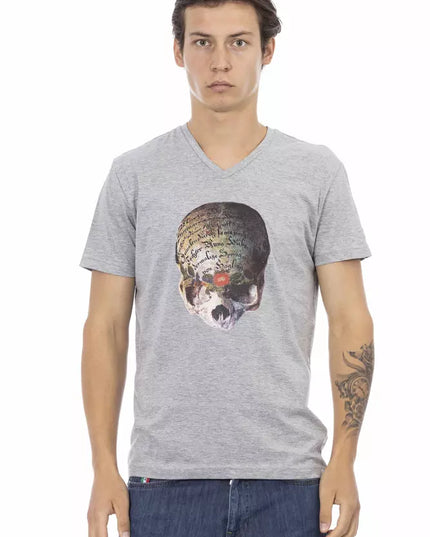 Trussardi Action Gray Cotton Men's T-Shirt