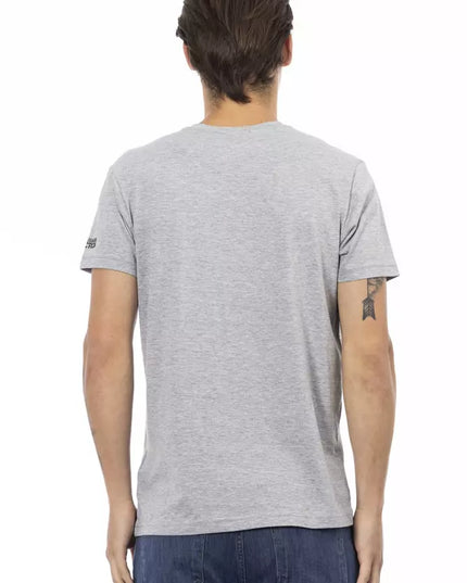 Trussardi Action Gray Cotton Men's T-Shirt