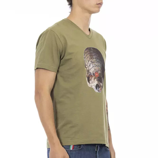 Trussardi Action Green Cotton Men's T-Shirt