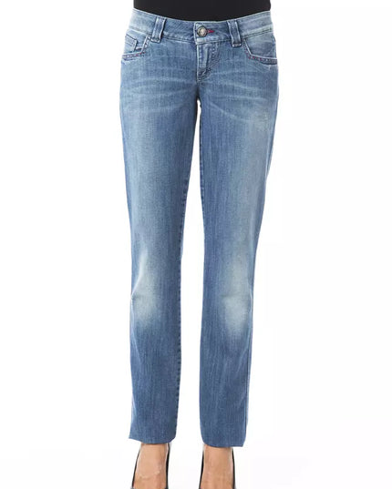 BYBLOS Blue Cotton Women Jeans