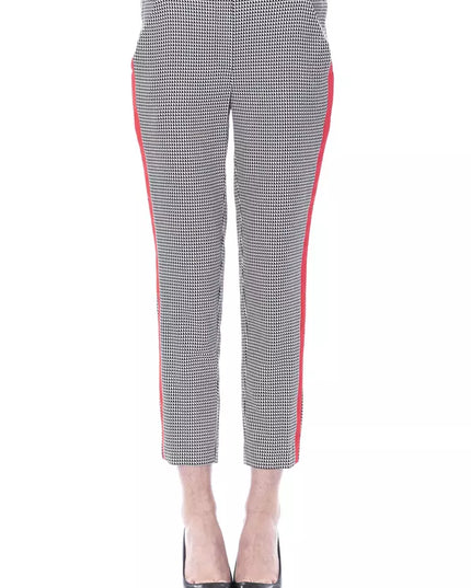 BYBLOS Black Viscose Women Pants