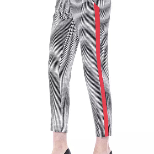 BYBLOS Black Viscose Women Pants