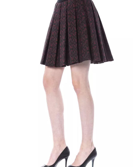 BYBLOS Brown Cotton Women Skirt