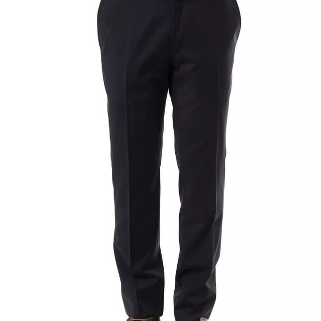 Uominitaliani Gray Wool Men's Suit Pant