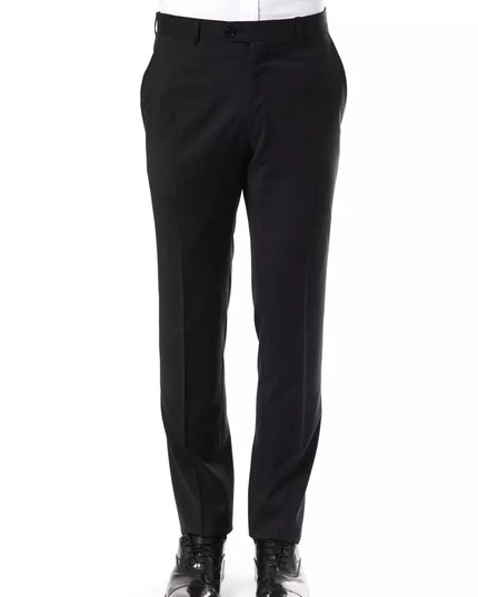 Uominitaliani Gray Wool Men Pants