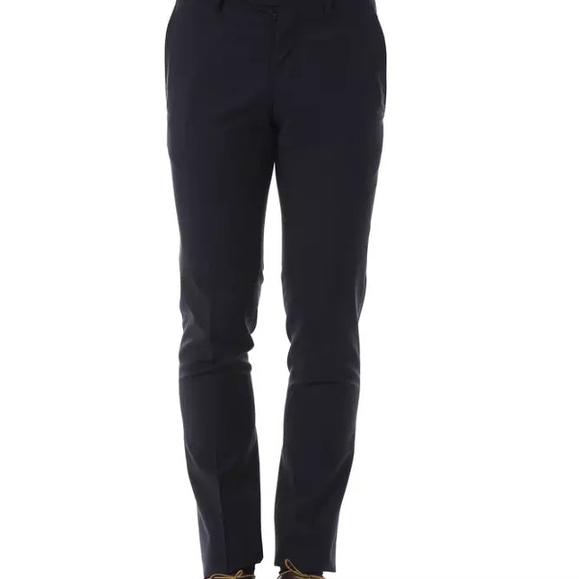 Uominitaliani Gray Wool Men Pant