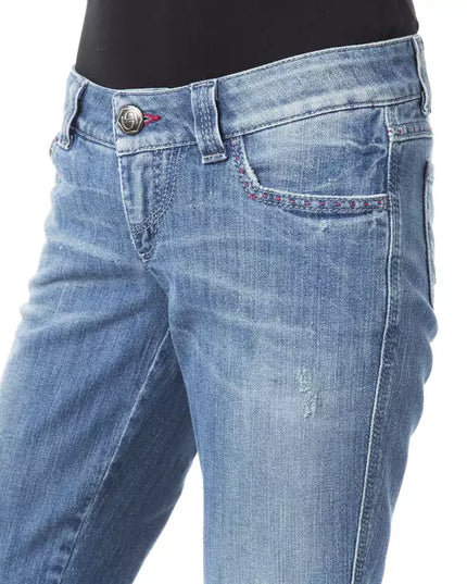 BYBLOS Blue Cotton Women Jeans