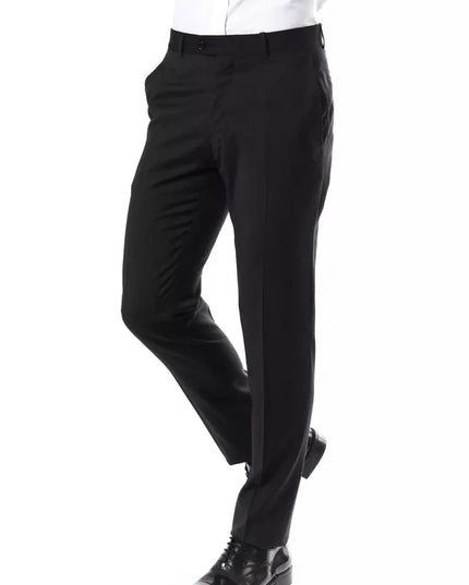 Uominitaliani Gray Wool Men Pants