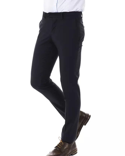 Uominitaliani Gray Wool Men Pant