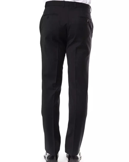 Uominitaliani Gray Wool Men Pants