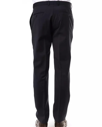 Uominitaliani Gray Wool Men's Suit Pant