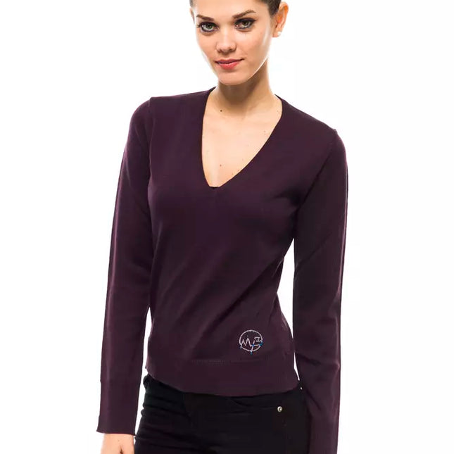 Montana Blu Purple Wool Women's Sweater