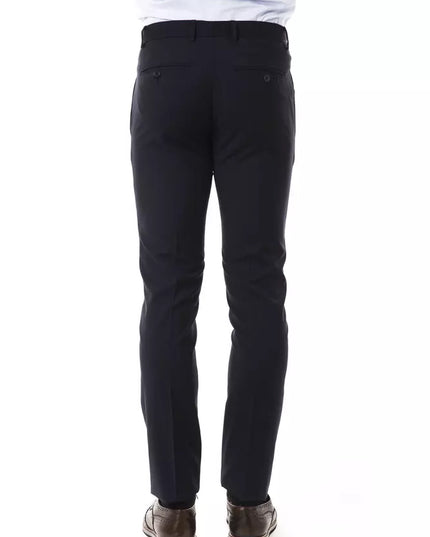 Uominitaliani Gray Wool Men Pant