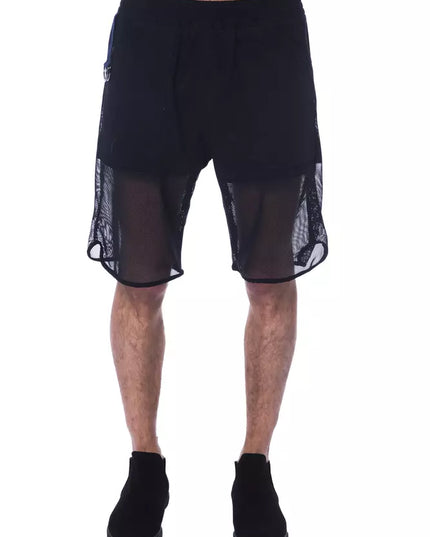 Nicolo Tonetto Black Polyester Men Short