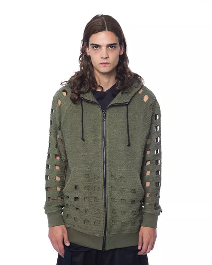 Nicolo Tonetto Army Cotton Men Sweater