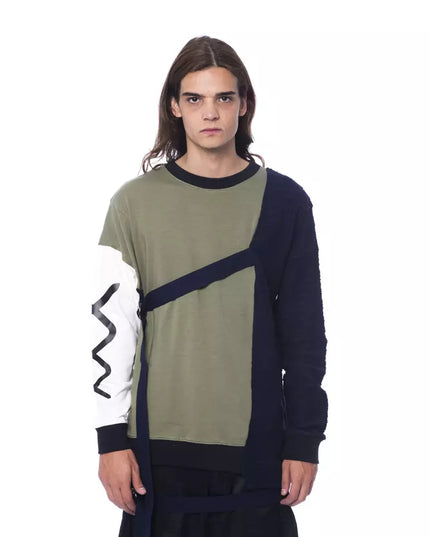 Nicolo Tonetto Army Cotton Men Sweater