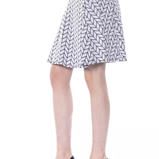 BYBLOS Black Marabou Women Skirt