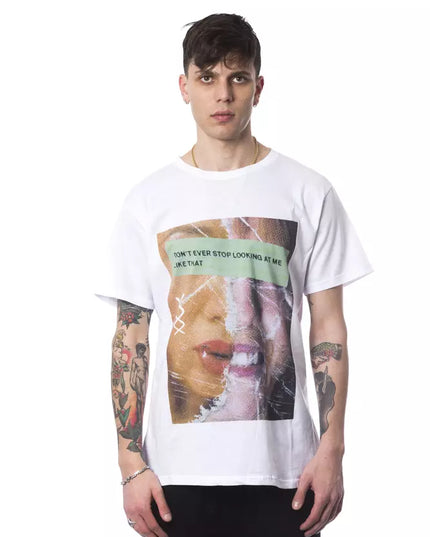 Nicolo Tonetto White Cotton Men T-Shirt