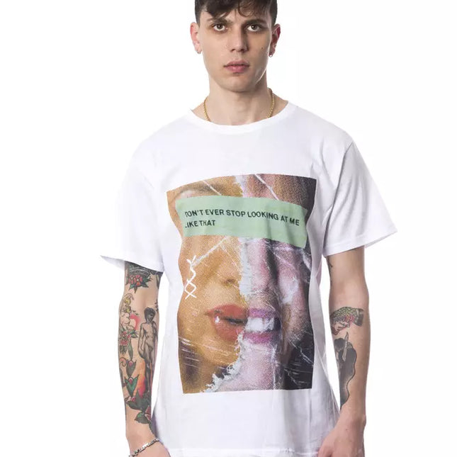 Nicolo Tonetto White Cotton Men T-Shirt