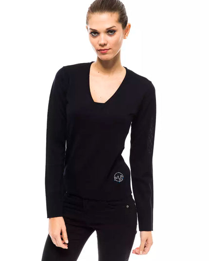 Montana Blu Blue Wool Women Sweater