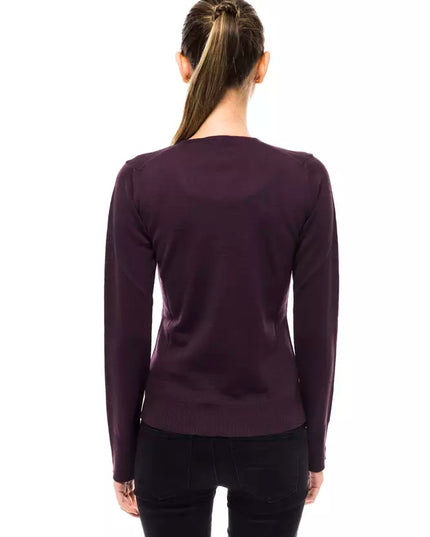 Montana Blu Purple Wool Women's Sweater