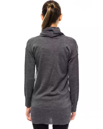 Montana Blu Gray Wool Women Sweater