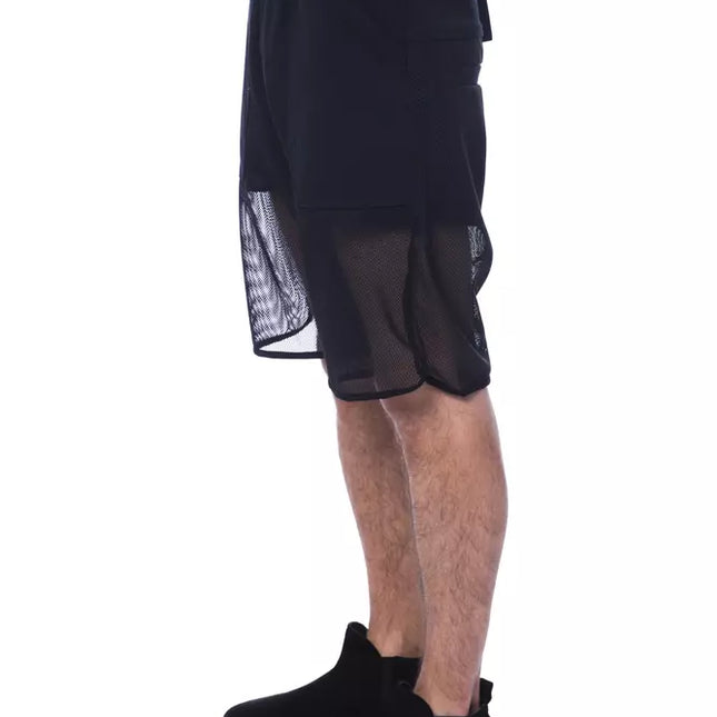Nicolo Tonetto Black Polyester Men Short