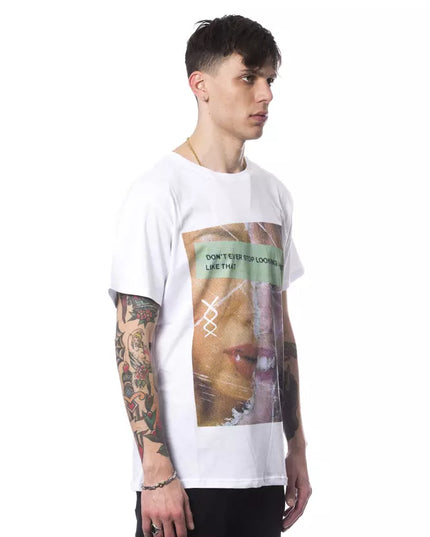 Nicolo Tonetto White Cotton Men T-Shirt