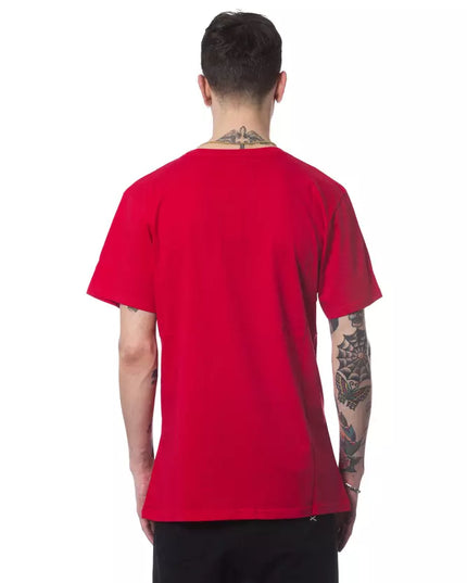Nicolo Tonetto Red Cotton Men T-Shirt