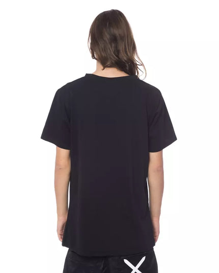 Nicolo Tonetto Black Cotton Men T-Shirt
