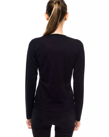 Montana Blu Blue Wool Women Sweater