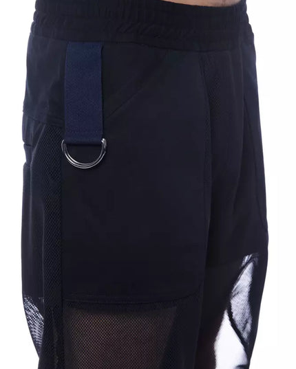 Nicolo Tonetto Black Polyester Men Short