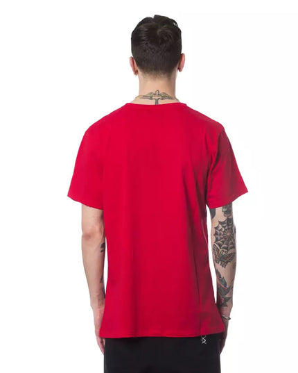 Nicolo Tonetto Red Cotton Men T-Shirt