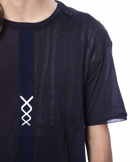 Nicolo Tonetto Blue Cotton Men's T-Shirt