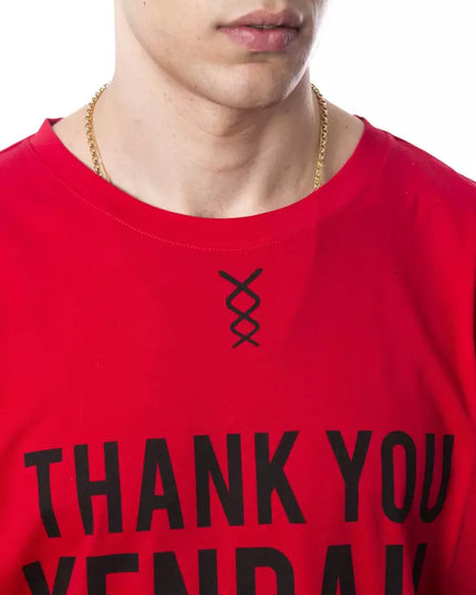 Nicolo Tonetto Red Cotton Men T-Shirt