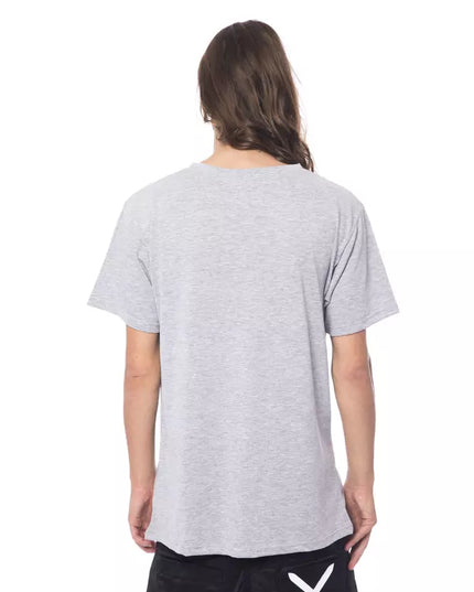 Nicolo Tonetto Gray Cotton Men T-Shirt