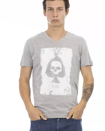Trussardi Action Gray Cotton Men's T-Shirt