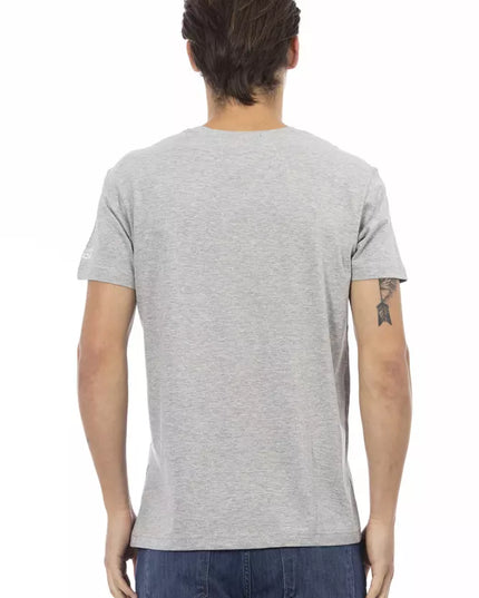 Trussardi Action Gray Cotton Men's T-Shirt