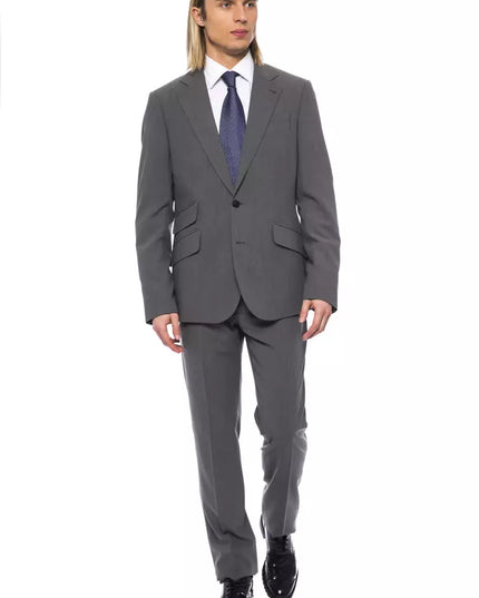 Billionaire Italian Couture Gray Wool Men's Blazer