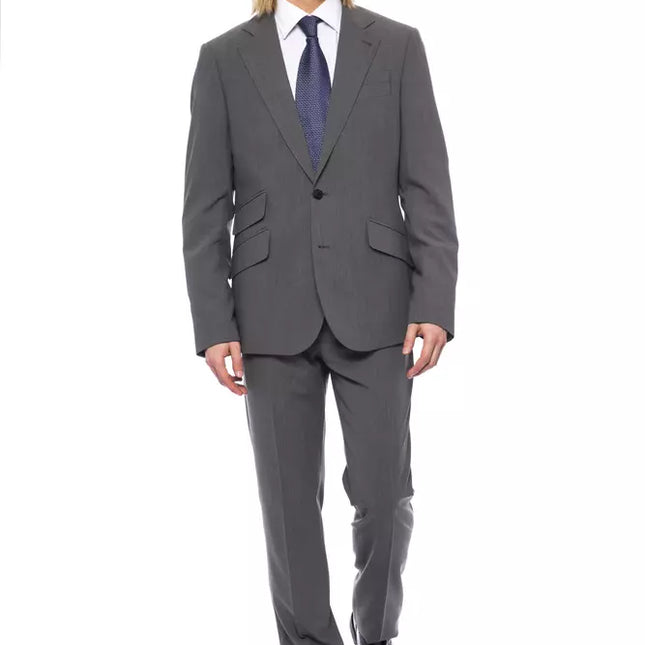 Billionaire Italian Couture Gray Wool Men's Blazer