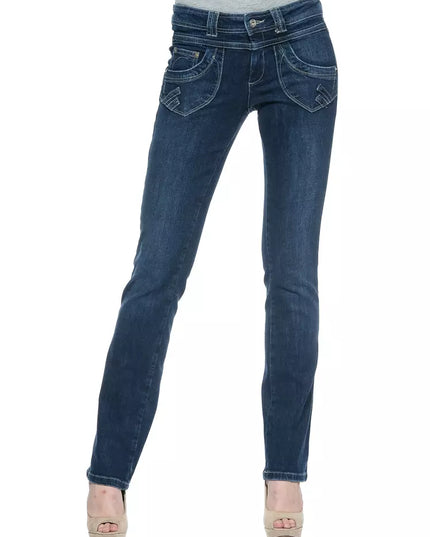 Ungaro Fever Blue Cotton Women Jeans