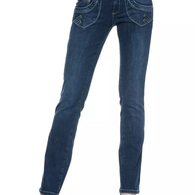 Ungaro Fever Blue Cotton Women's Jeans