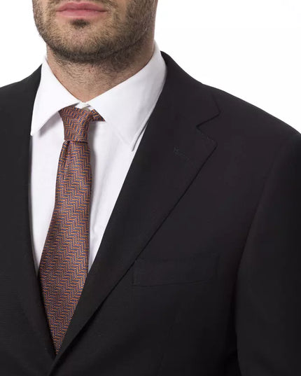 Billionaire Italian Couture Black Wool Men's Blazer