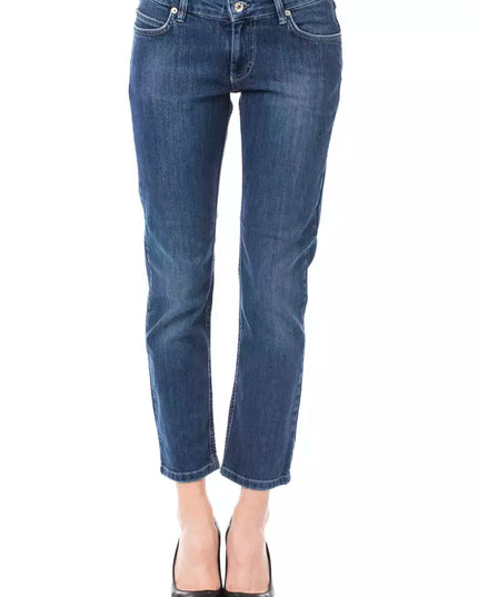 Ungaro Fever Light Blue Cotton Women Jeans