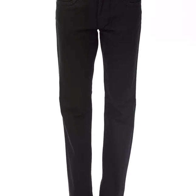 Ungaro Fever Black Cotton Women's Pant