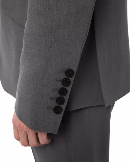 Billionaire Italian Couture Gray Wool Men's Blazer