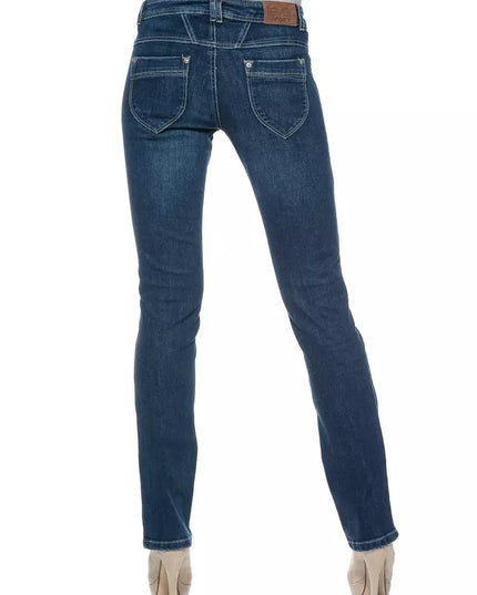 Ungaro Fever Blue Cotton Women Jeans