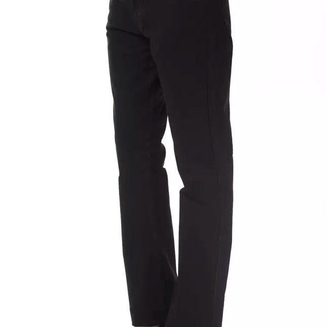 Ungaro Fever Black Cotton Women's Pant